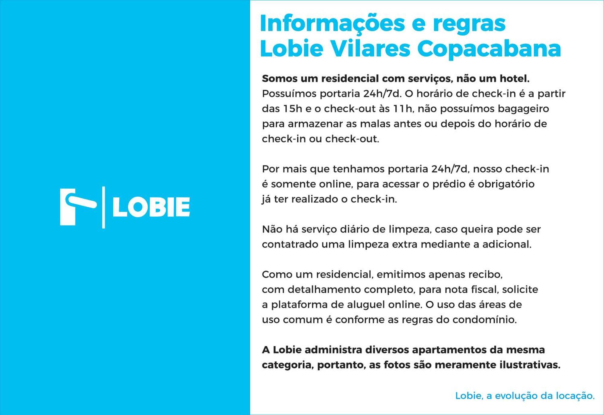Lobie Vilares Copacabana Apartamento Rio de Janeiro